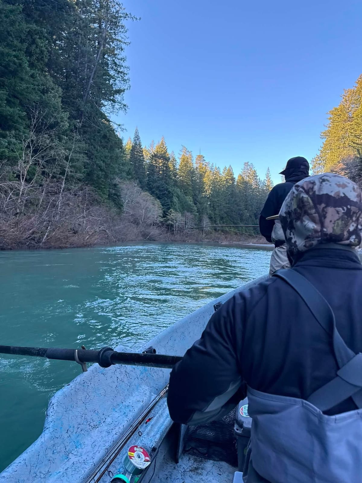 On the water