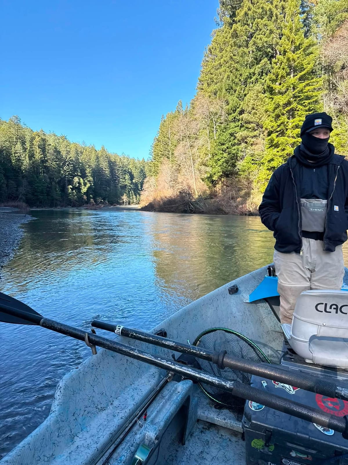 On the water