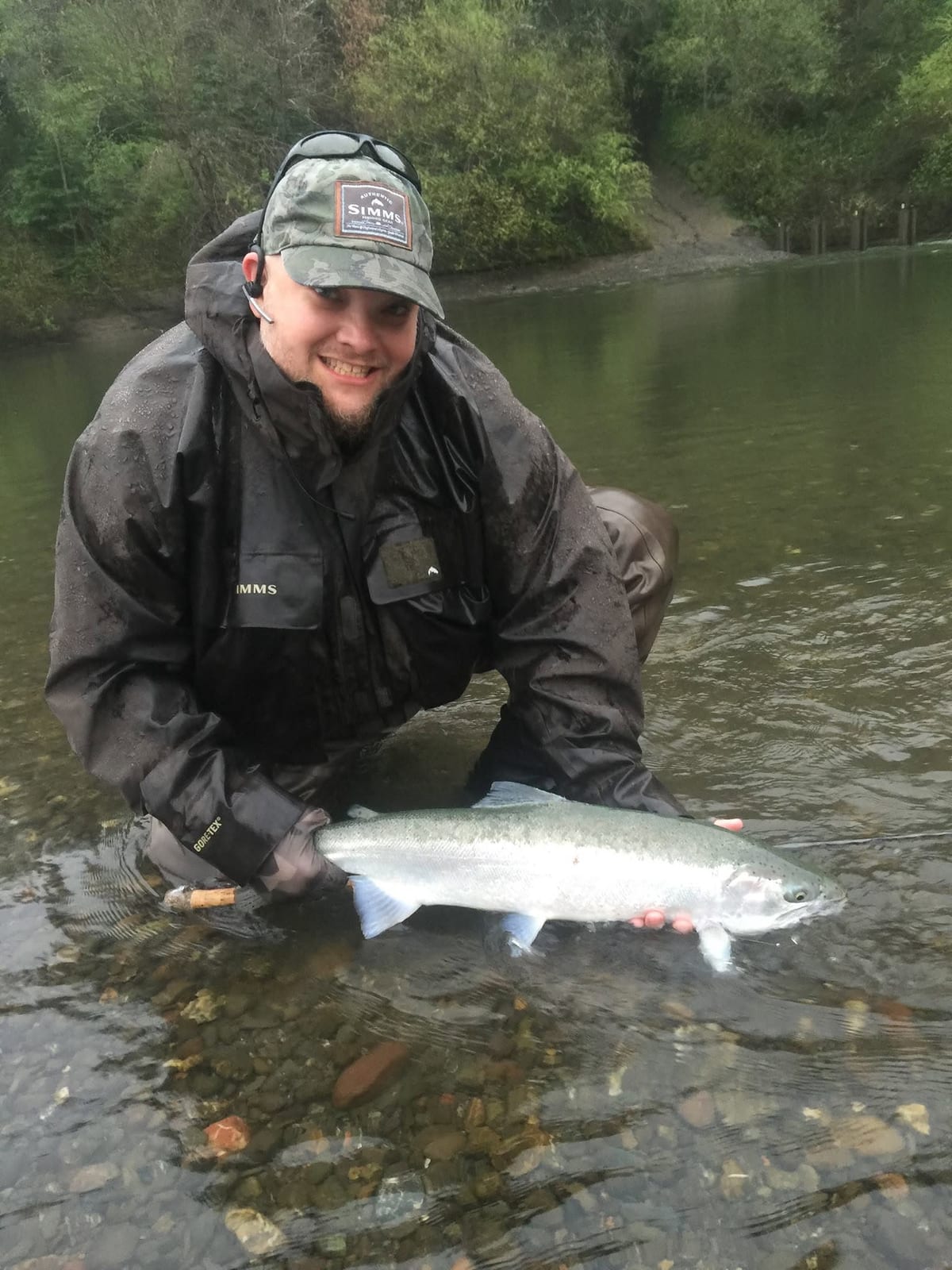 On the water