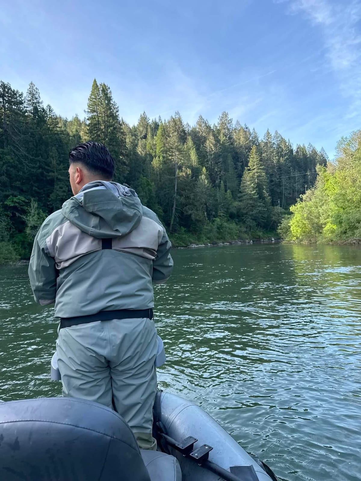 On the water