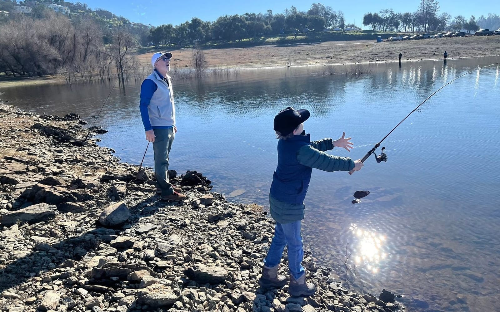 Shore Fishing Lesson