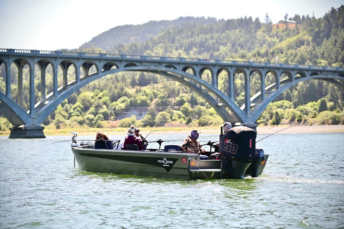 On the water