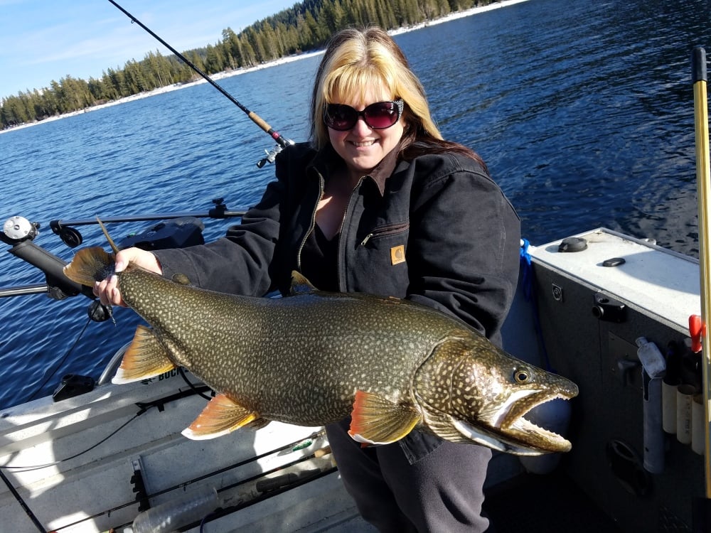 Big catch on a Donner Lake trip