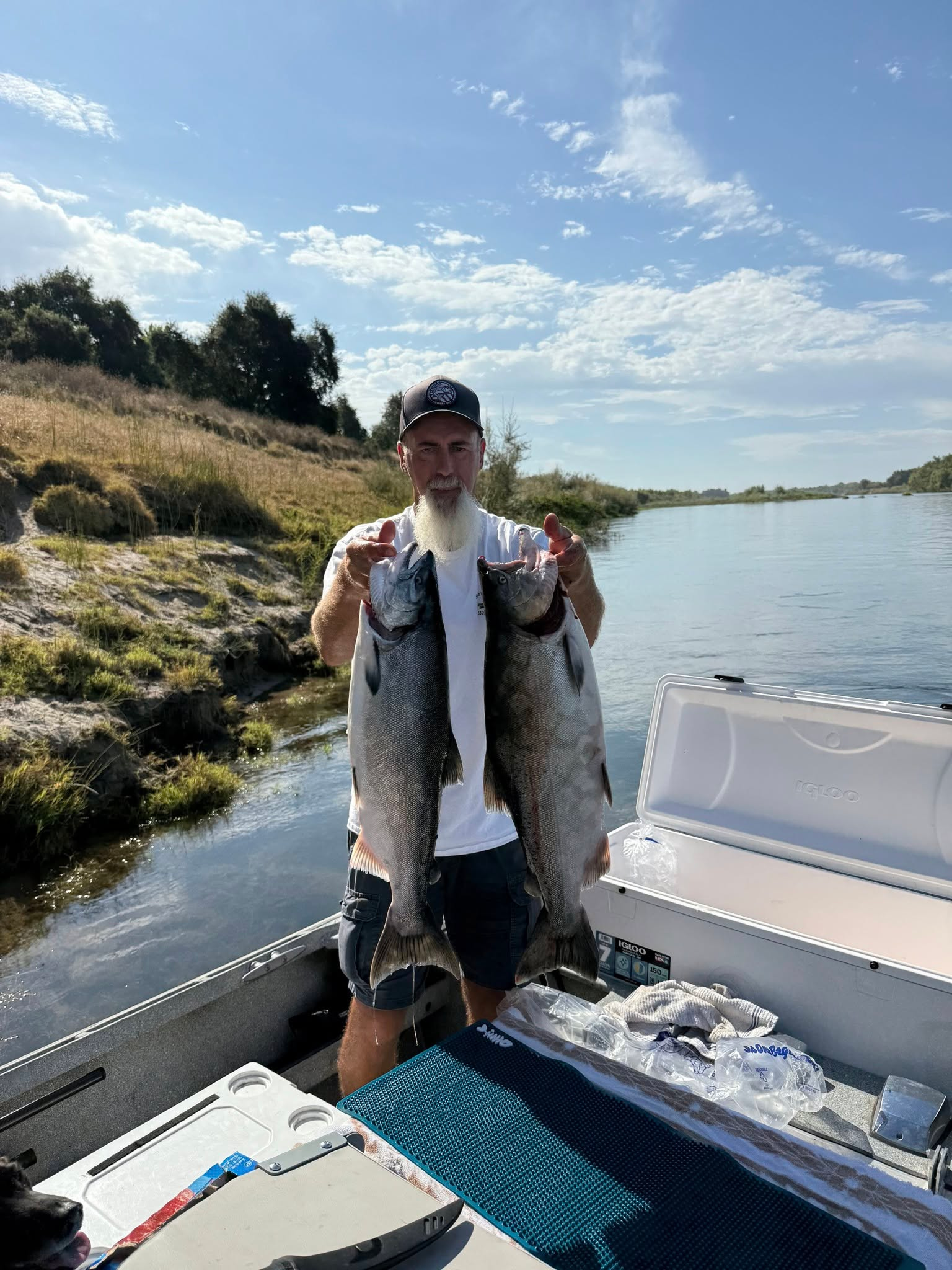 Client with a great catch