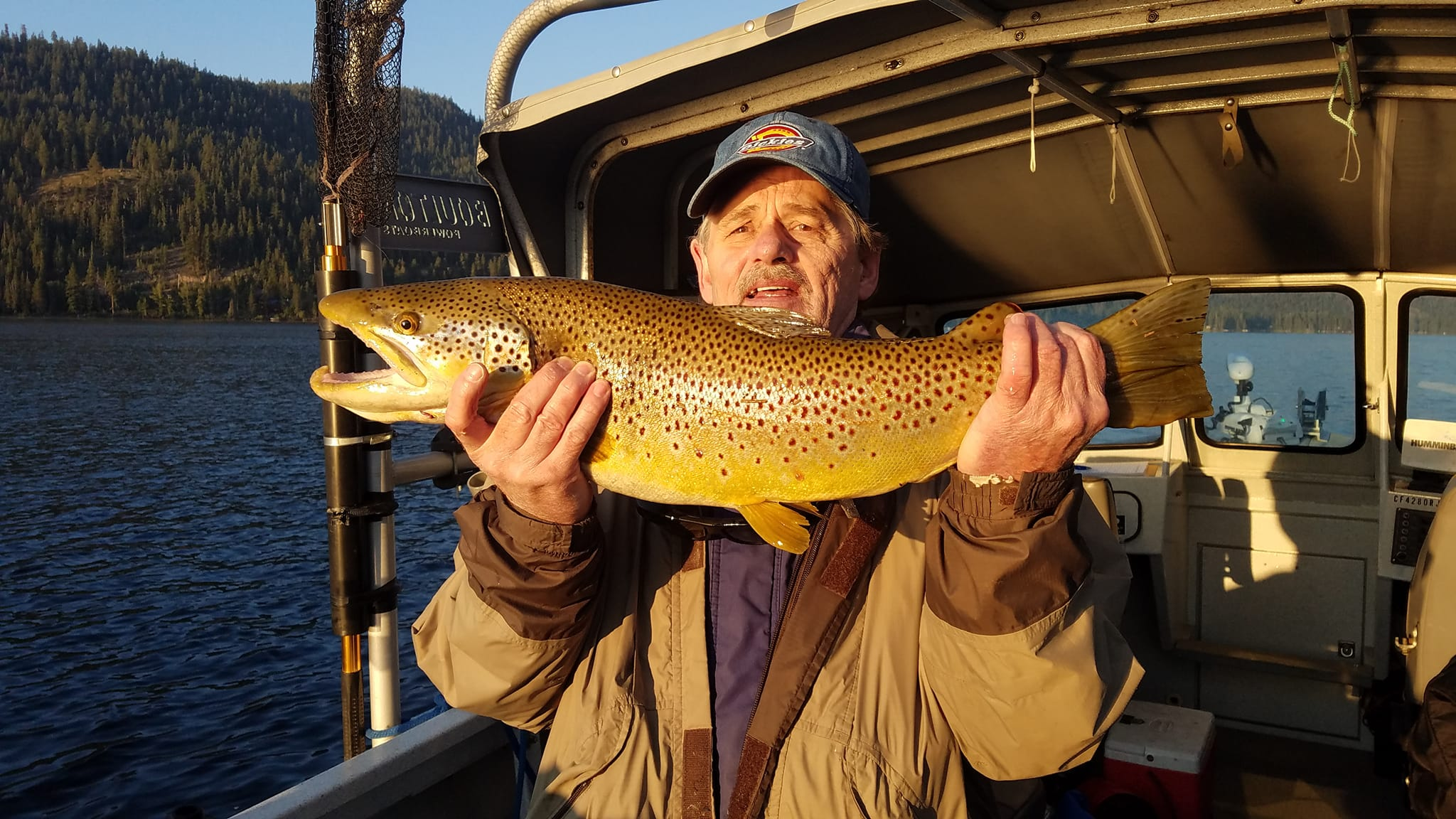 Shaun's Guide Service on the water