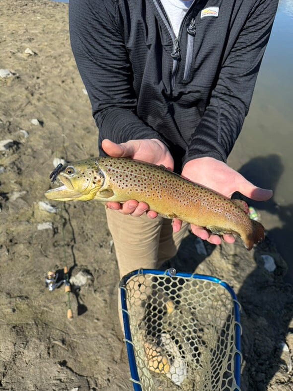Trout Made Angler Co. on the water