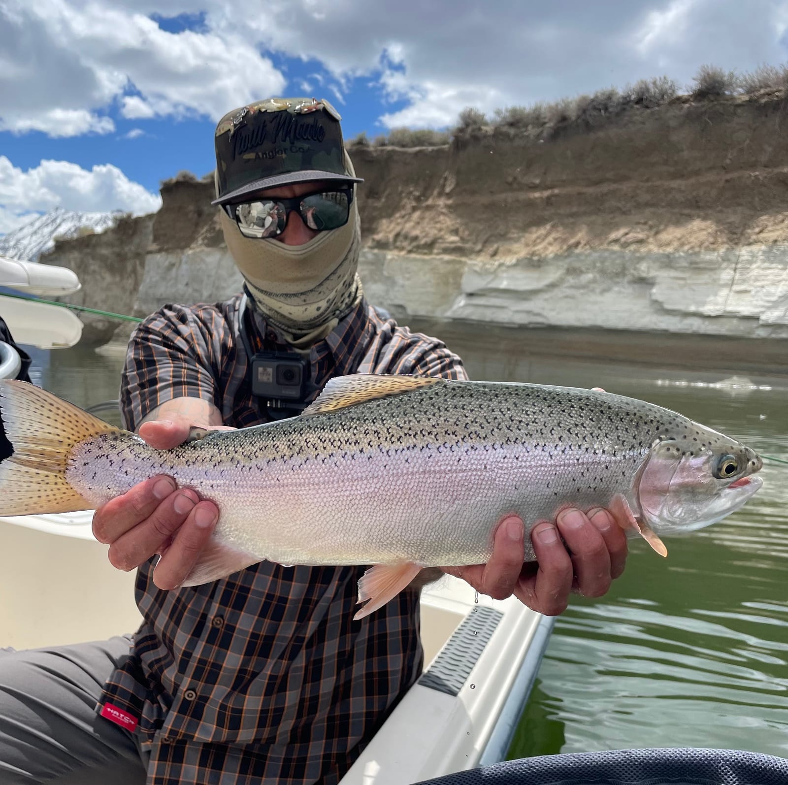 Trout Made Angler Co. on the water