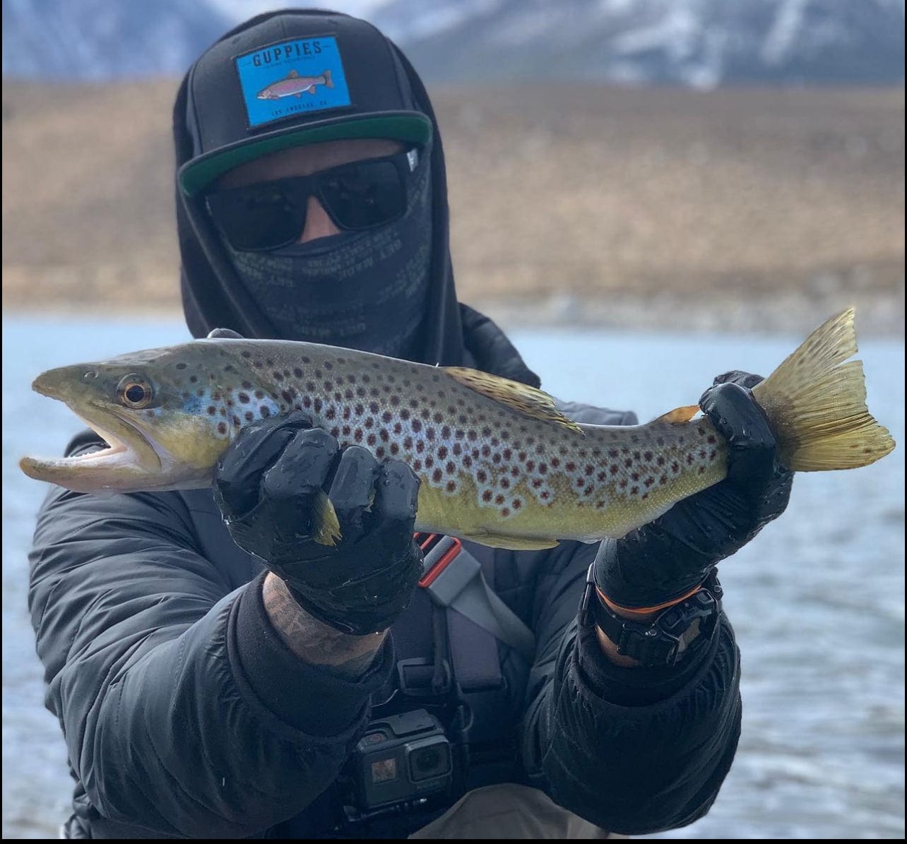 Trout Made Angler Co. on the water