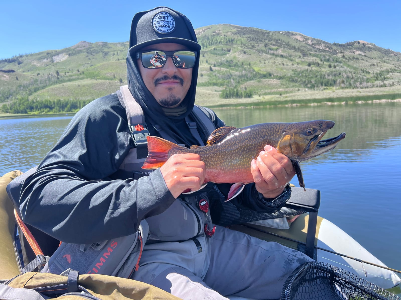 Trout Made Angler Co. on the water