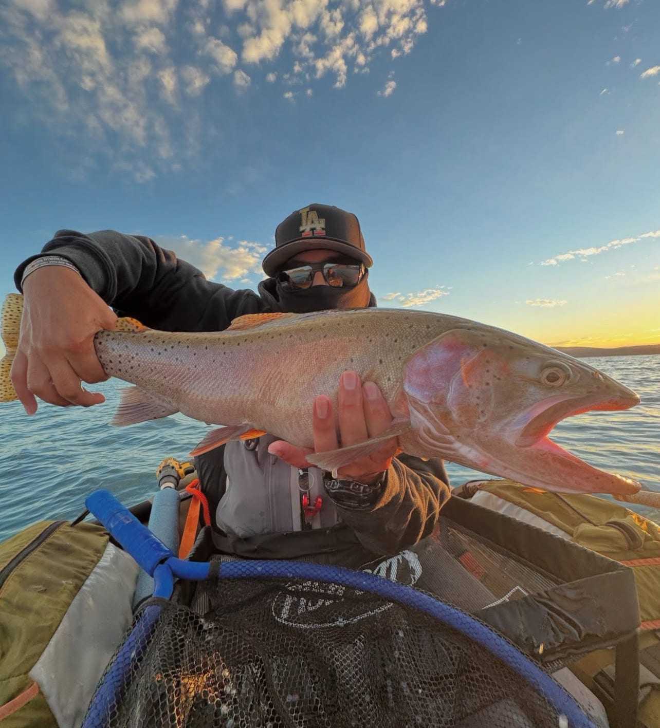 Trout Made Angler Co. on the water