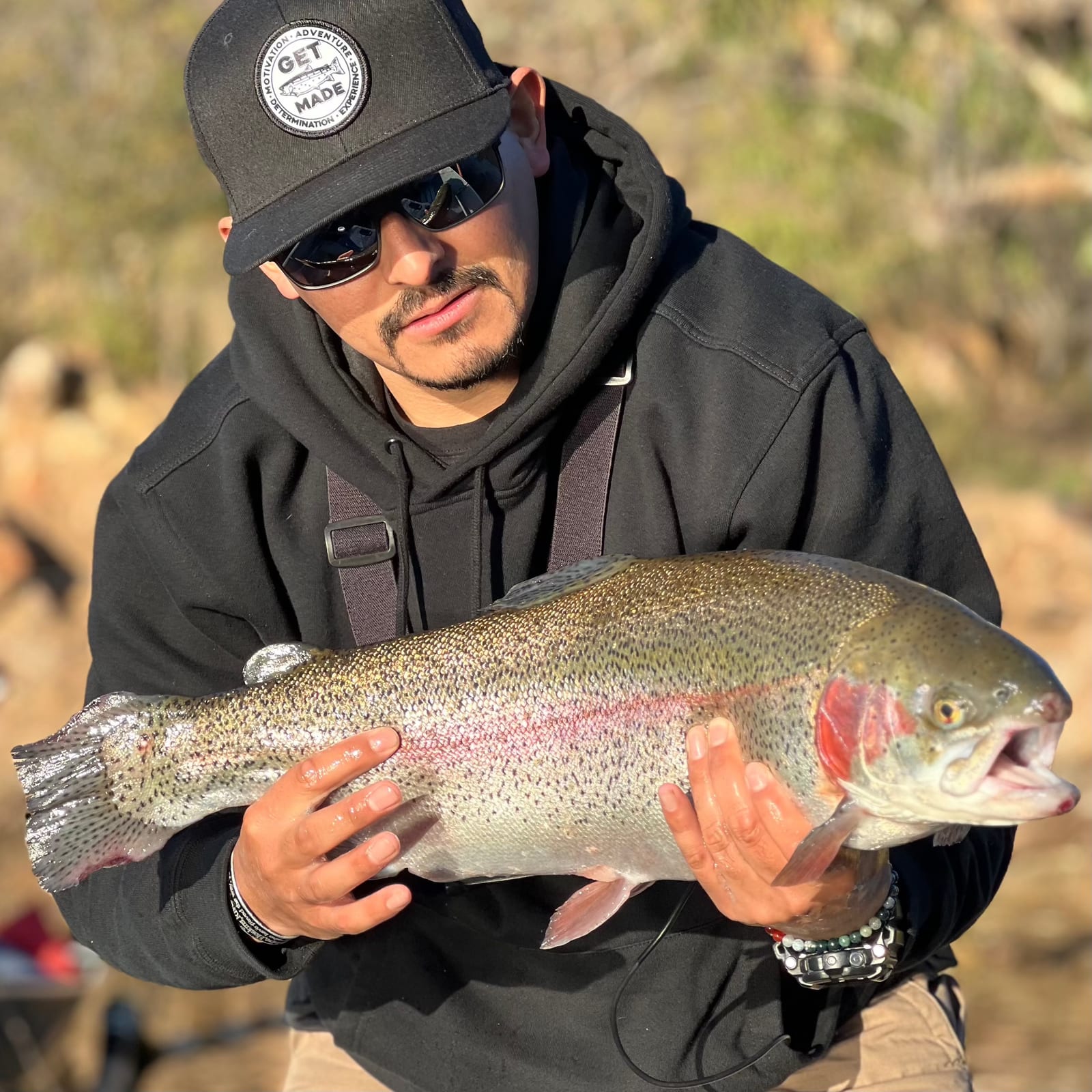 Trout Made Angler Co. on the water