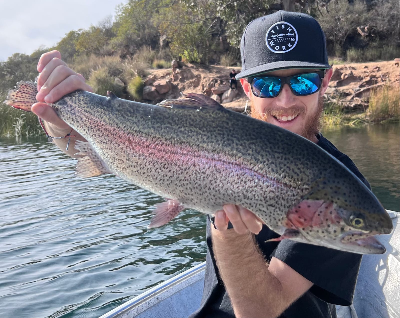 Trout Made Angler Co. on the water