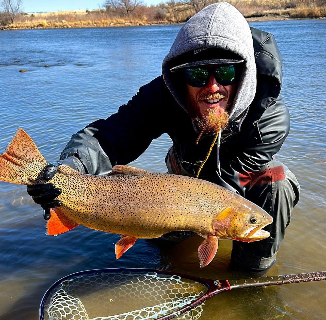 Trout Made Angler Co. on the water