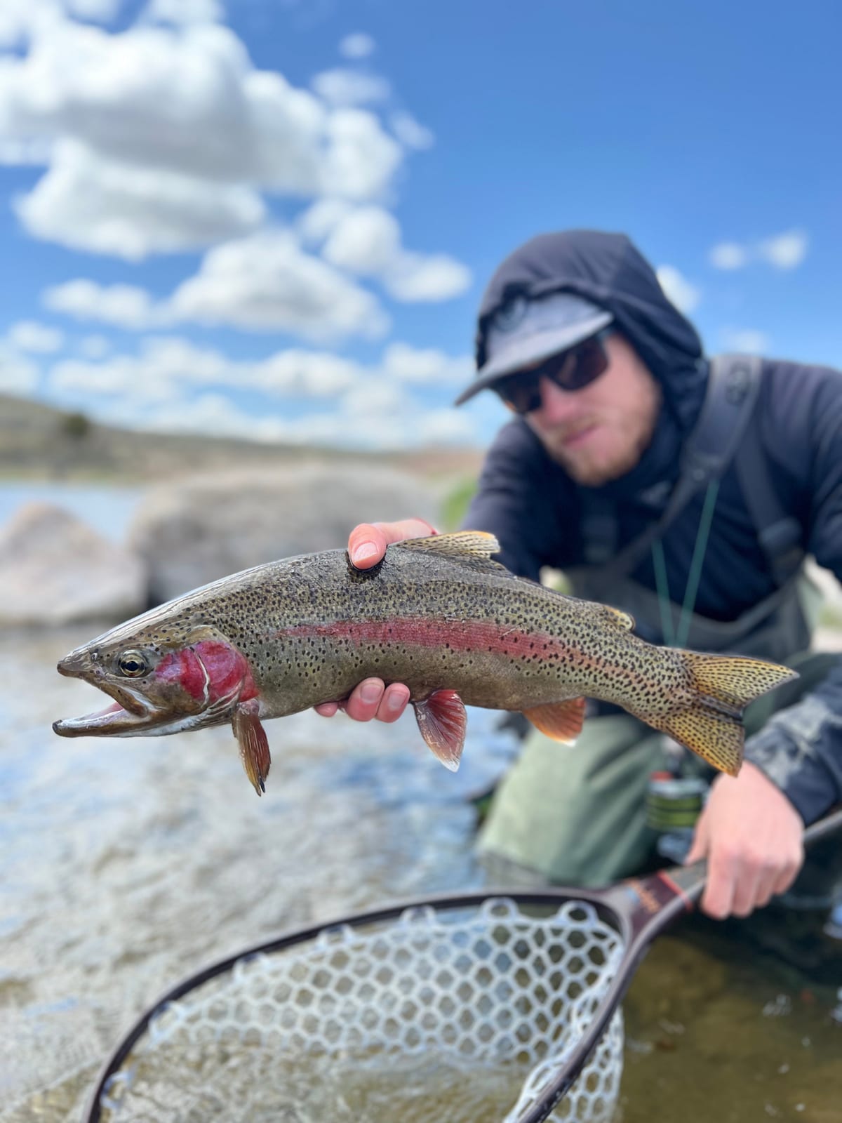 Trout Made Angler Co. on the water