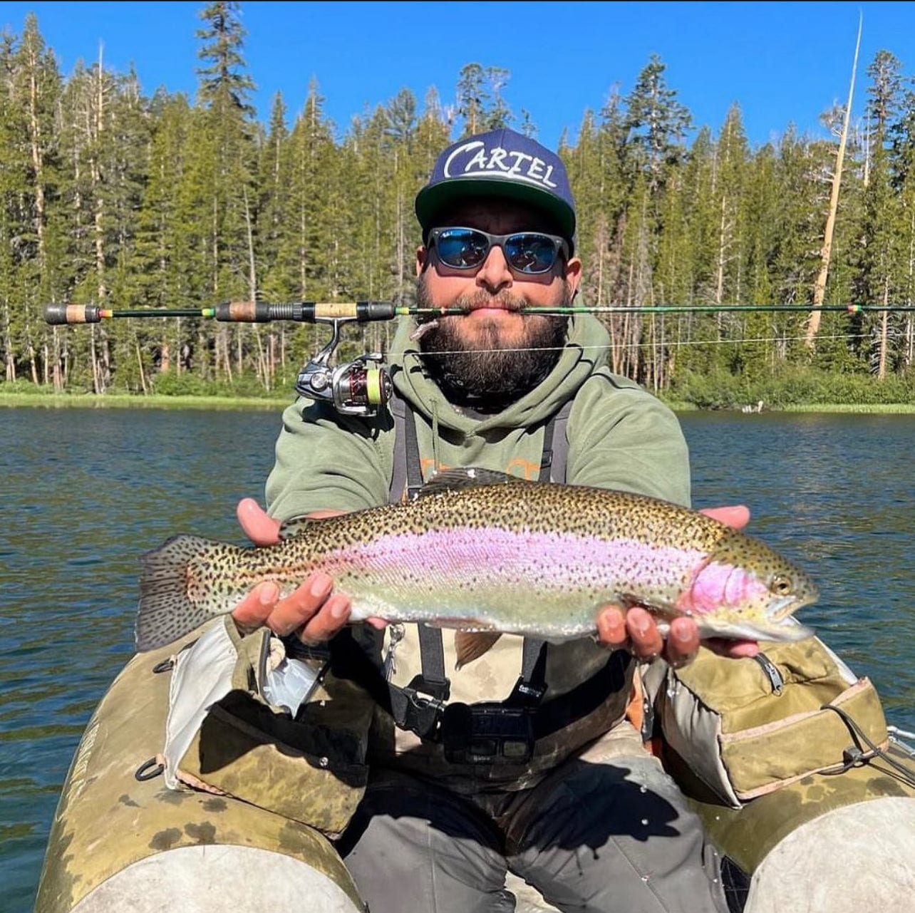 Trout Made Angler Co. on the water