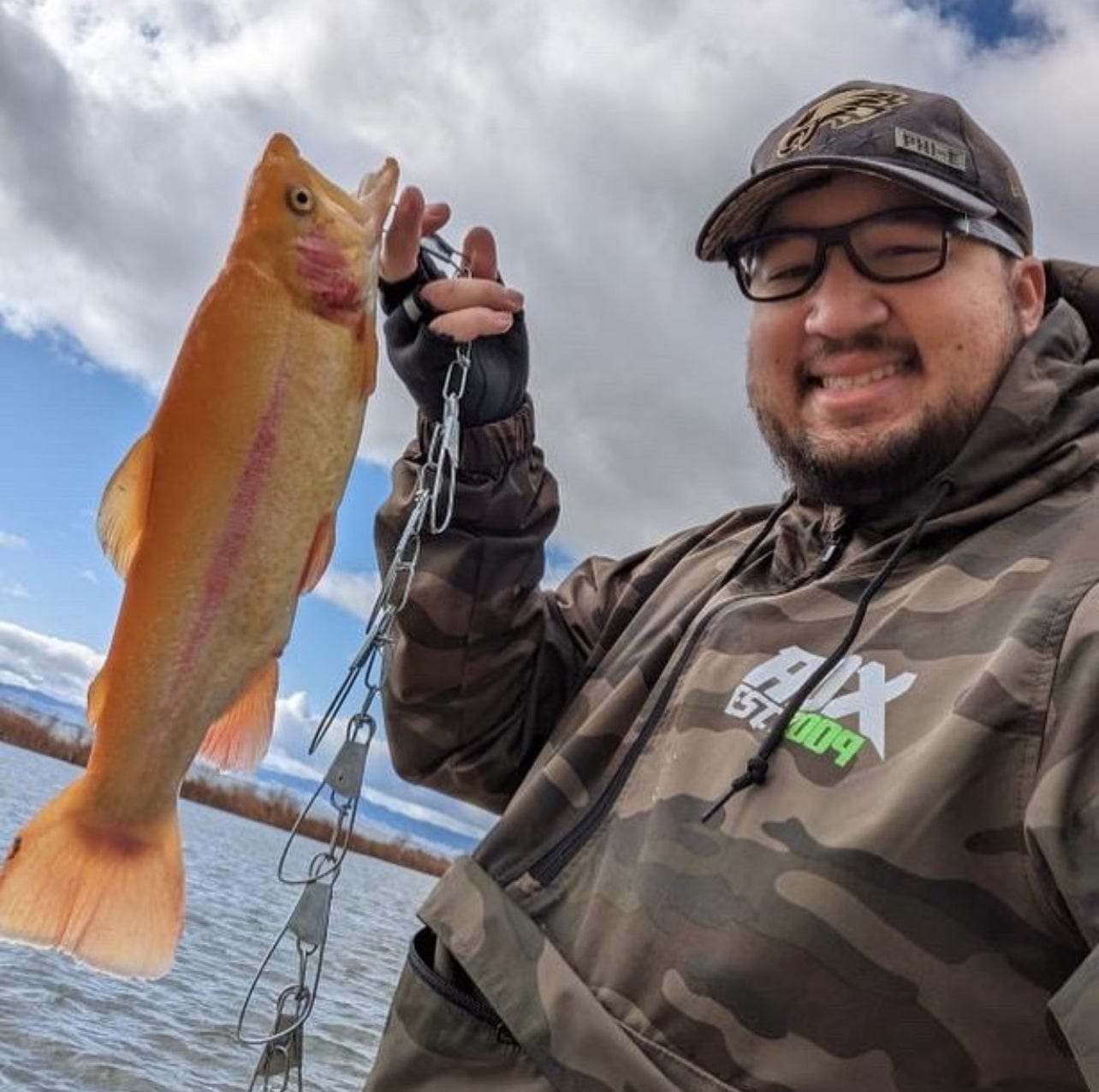 Trout Made Angler Co. on the water